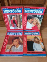 Mentősök - Bastei Budapest - 4 db romantikus ritka regényfüzet egyben
