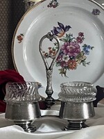 Ezüstözött fűszertartó