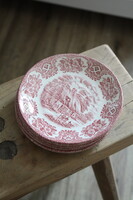 Ironstone Staffordshire angol porcelán kistányérok- 5db hibátlanok