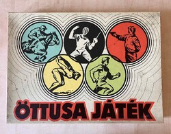 Öttusa játék. Retro társasjáték a 70-es évekből.