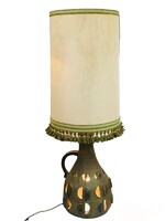 Hatalmas vintage áttört kerámia lámpa 140cm - 4868