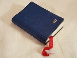 Határidőnapló 1977 miniatűr 7x5cm