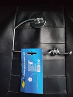 Toalettpapírtartó króm masszív fém .Új....