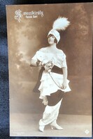 Cca. 1913 FEDÁK SÁRI DÍVA PRIMADONNA FOTÓ LAP " MOZIKRÁLY " Strelisky fotó