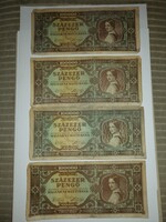 4 db Százezer pengő 1945