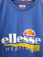 Pamut új  ruha 103 cm hosszú és 110 cm mellig jó Ellesse Heritage eredeti királykék sárga mintával