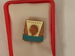 Szocialista-020 Hűséggel a Nép egészségéért tűzzománc