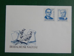 FDC 1993. Irodalmunk nagyjai (I.) - bélyegsor 2db borítékon
