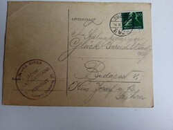 D203709  Földes Miksa -Jázmin Illatszertára - levelezőlap  -  1948 Budapest Glück Barcuh Szalmakalap