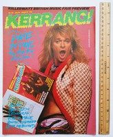 Kerrang 1986/125 Dave Lee Roth ELP Brix Rogue Male Love Rockets GTR Marillion Zodiac Mindwarp Magnum