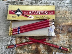 5db NOS Vastag STABILO SCHWAN  Lila Puha  Másoló Ceruza 1935- től