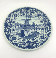 Holland Delft’s Blauw kék fehér porcelán tányér 23cm