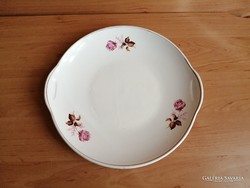 Régi jelzett Gránit sütemény kínáló tál átm. 27 cm (6p)