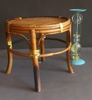 Rockabilly Bambusz virágtartó , szék  ALKUDHATÓ design