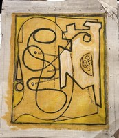 Ismeretlen Szürrealista Festő: Táncoló
