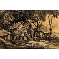 Remsey Jenő György (1885-1980) Düledező tanya, 1956 - megvásárlásához számlát adunk!