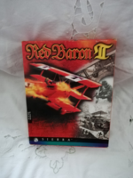 Új, Red Baron II  PC CD ROM játék eredeti dobozában, teljes dokumentációval