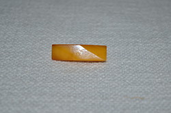Amber Brooch with Gold-Plated Clasp