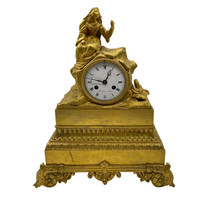 Figurális kandalló óra, francia (1880 körül) M185