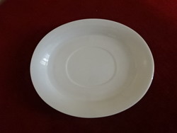 Fehér porcelán, ovális tálka, hossza 20,5 cm. Emi