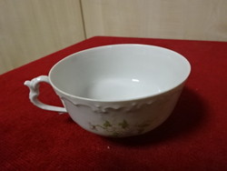 Német porcelán antik teáscsésze, átmérője 9,3 cm. Emi