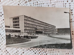 Régi képeslap fotó levelezőlap 1969 Miskolc Egyetem autók