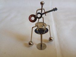 Balancing Guitarist Miniature in Stainless Steel