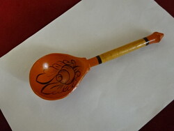 Festett orosz fa kanál, hossza 20 cm. Emi