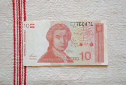 Horvátország 10, 25 Dinár lot (5db), változó tartásfokban
