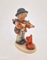 Hummel Goebel figura TMK3 1 puppy love kisfiú hegedűl a kutyának 13cm