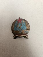 Vasútas sapka jelvény(sapka rózsa) Rákosi korszak