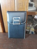 RADO SWISS WATCHES Bőr Cigaretta,Irat Kártya Tartó.