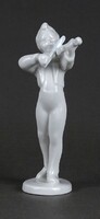 1S531 Hegedű művész Hollóházi porcelán figura 14 cm