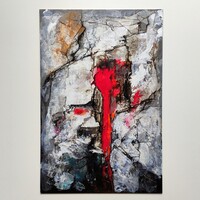 I. Tóth - Vérző szikla - 40x60 cm