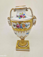 Dresden Potschappel Porcelain Urn Goblet 17cm