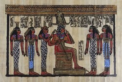 1S654 Egyiptomi papirusz kép 20 x 30 cm