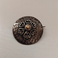 Régi iparművészeti bross kitűző