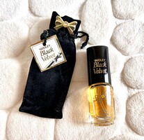 Black velvet nő parfüm retro kölni fekete bársony díszcsomagolással