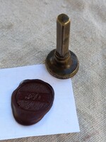 Antik viasz pecsétnyomó