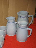 Lilien porcelán világoskék kancsók