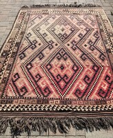 Vintage afgán kézi szövésű kilim szőnyeg . 264x204cm.  Alkudható.
