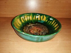 Iparművész kerámia tál - átm. 19,5 cm (n)