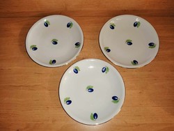 Alföldi porcelán szilva mintás kistányér - 3 db egyben - átm. 17 cm (2p)