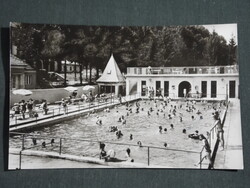 Postcard, Sikonda, spa, beach, pool view, detail, 1965-
