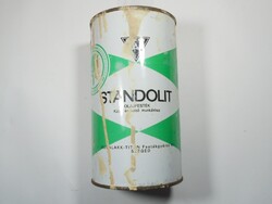Retro fémdoboz pléh doboz - Standolit olajfesték - Budalakk