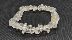 Hegyikristály gömbölyített karkötő