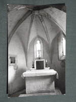 Képeslap,Sopronbánfalva,Mária Magdolna templom látkép,részlet, 1975-