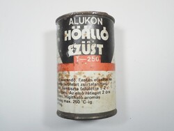 Retro festékes doboz - Alukon Hőálló Ezüst - Hungalu Kőbál Kőbányai Könnyűfém - 1970-es évekből