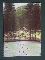 Postcard, Sikonda, spa, beach, pool view, detail, 1982-