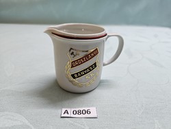 A0806 Hollóházi Oroszlányi bányász sk tejes kiöntő